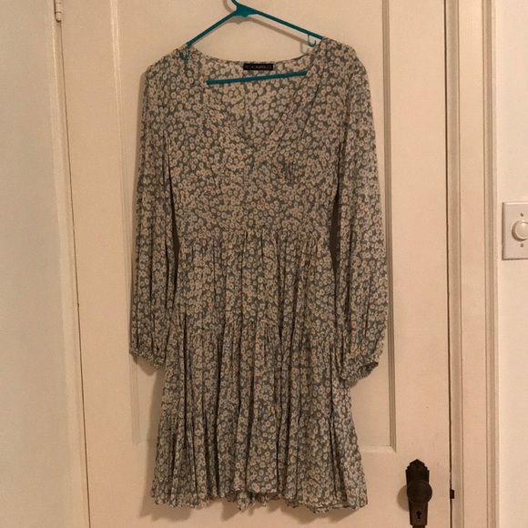 Hippie Floral Summer Dress - Picture 1 of 4